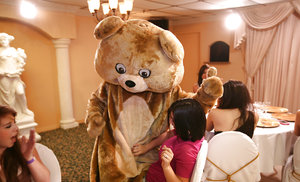 18 year old girl Cipriana A takes a cumshot in mouth after sex in mesh hosiery